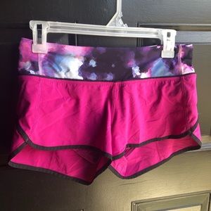 Lululemon Speed Shorts, size 4